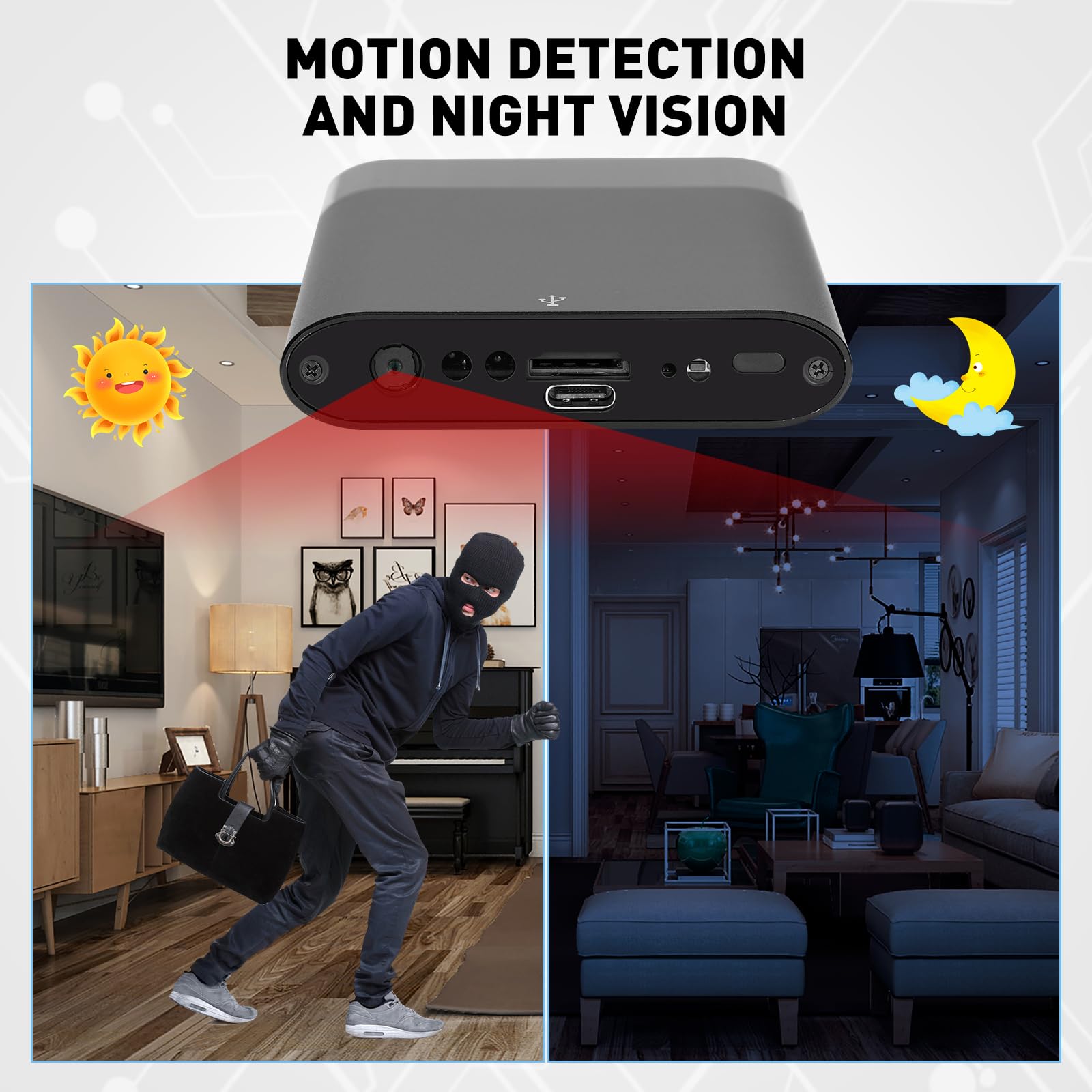 Amazon.co.jp: 小型 隠しカメラ モバイルバッテリーカメラ 20